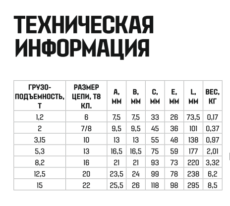 Укоротитель цепной клешневой HITCH Т8.png